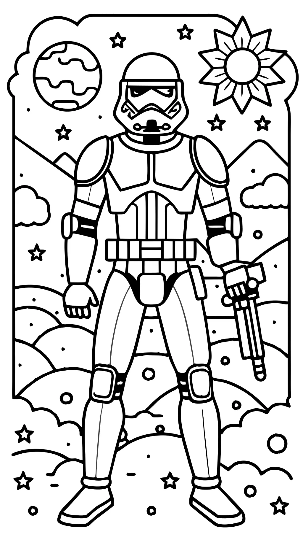 pages à colorier Stormtrooper